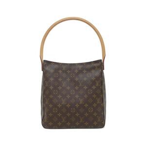 LOUIS VUITTON Brown Monogram Looping GM Shoulder Bag